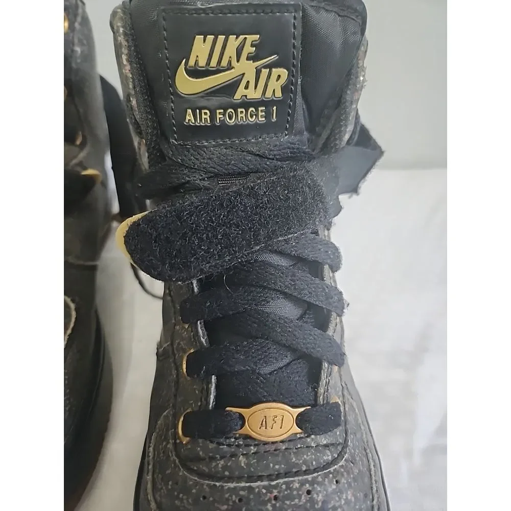NIKE Air Force 1 Hi LV8 807617-007 Youth size 4.5‎  Gum Bottom Sneaker